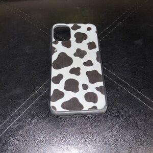 Amazon Black and White Cow Print iPhone Case